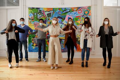 Fabiola Yañez, en la sede portuguesa de Scholas Occurrentes, en Cascais