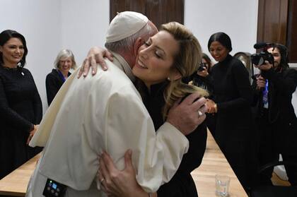 Fabiola Yáñez visitó hace dos semanas al papa Francisco