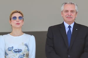 Fabiola Yañez y Alberto Fernández, en una imagen de 2023