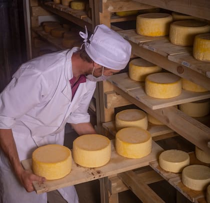Fabrica de queso Las Vertientes, en Junín de los Andes