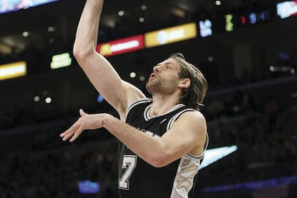 Fabricio Oberto, compañero de Manu en los Spurs.