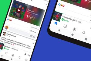 Facebook ahora permitirá que las canciones y podcast de Spotify se integren en los posteos de su red social
