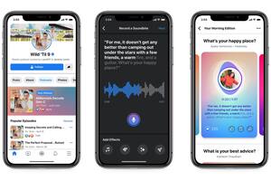 Facebook busca entrar en el mundo del audio en vivo para competir con Clubhouse y otros servicios; también ofrecerá podcasts en su plataforma