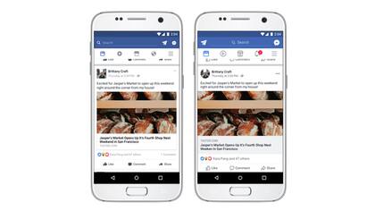 Facebook implementó un rediseño en sus iconos para mejorar la lectura de sus contenidos