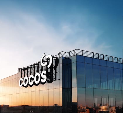 Fachada de las oficinas de Cocos, la plataforma financiera digital que presentó sus balances 2025 ante la CNV y ya supera los 2 millones de usuarios.