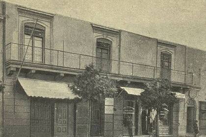 Fachada de los altos de Riglos, en 1880