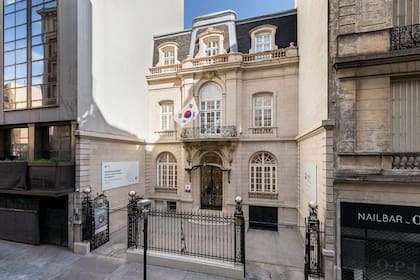 Fachada del Centro Cultural de la Embajada de coreana en Buenos Aires. Foto gentileza de prensa/Marco Guoli