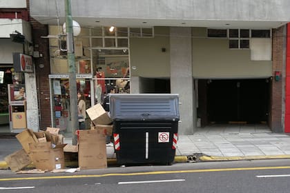 Fachada del edificio donde vive Julio Zunino