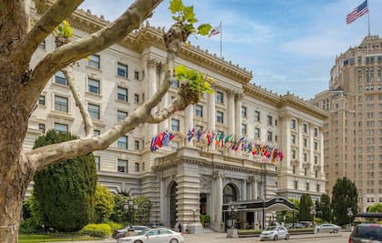 Fachada del Fairmont Hotel, en San Francisco