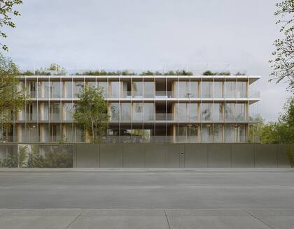 Fachada del proyecto Bosco, vista desde la calle Udaondo