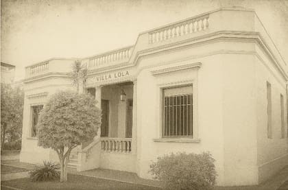 Fachada histórica de "Villa Lola"