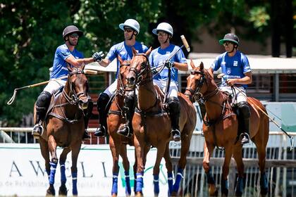 Ellerstina, el equipo que ilusiona a Facundo, con sus hermanos (Nicolás y Gonzalito) e Hilario Ulloa