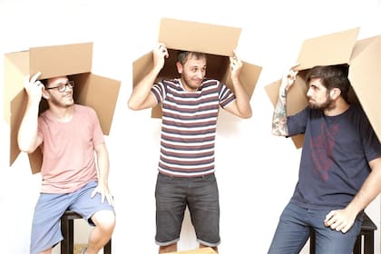 Facundo Álvarez Heduan, Pablo Adrián González y Juan Manuel Garrido, creadores del proyecto