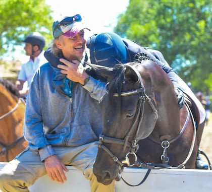 Facundo Arana junto a su hija mayor, India (Foto: Instagram @facundoaranatagle)