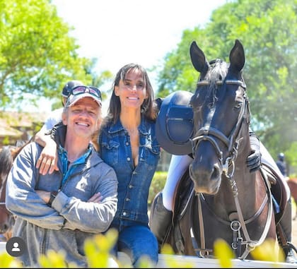 Facundo Arana y su esposa, María Susini