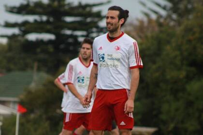 Facundo Calvo, futbolista del Waiheke