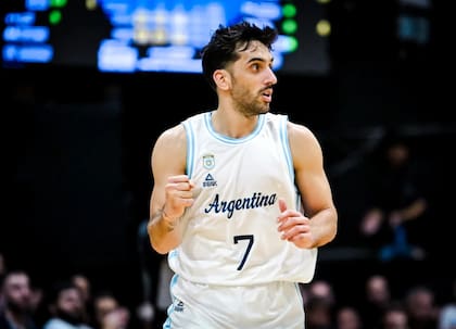 Facundo Campazzo fue una de las figuras de la selección argentina en el duelo vs. Panamá