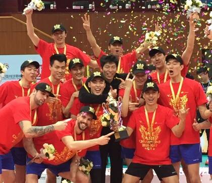 Facundo Conte celebró su título en China