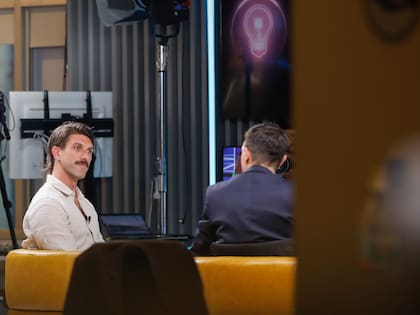 Facundo Conte, en la Redacción de LA NACION: recorrió su carrera en el vóleibol y habló de un futuro en el que sueña poder transmitir sus experiencias