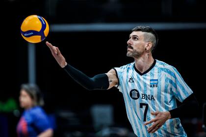 Facundo Conte es uno de los jugadores más importantes de la selección argentina de vóley