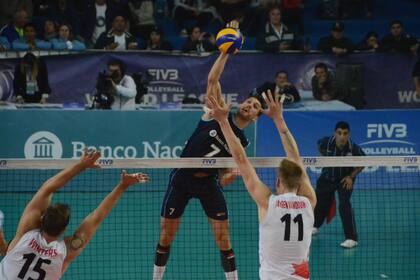 Facundo Conte fue el abanderado del triunfo argentino