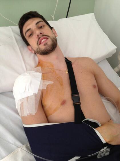 Facundo Conte luego de su operación