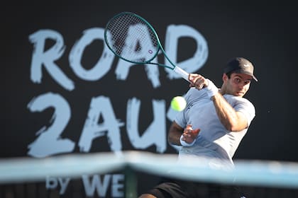 Facundo Díaz Acosta, en acción