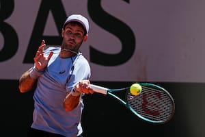 Díaz Acosta rompió otra barrera en Grand Slams y Burruchaga avanzó tras el retiro de Báez