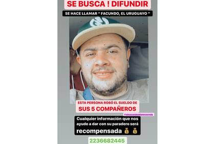 Facundo Guita, el joven buscado por estafa