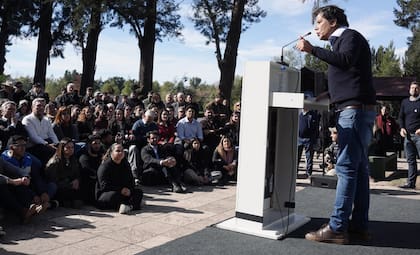 Facundo Manes, durante la presentación de su espacio en Tigre