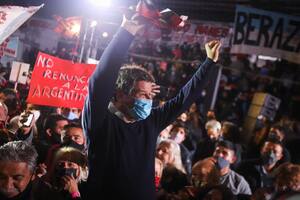Facundo Manes en plena campaña política