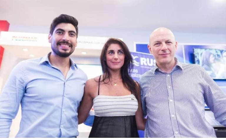 Facundo Moyano, Juliana Santillán y Sergio Berensztein