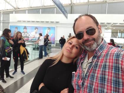 Facundo y su hija María Clara