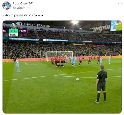 Falcón Pérez quedó en el centro de la polémica y también de los memes