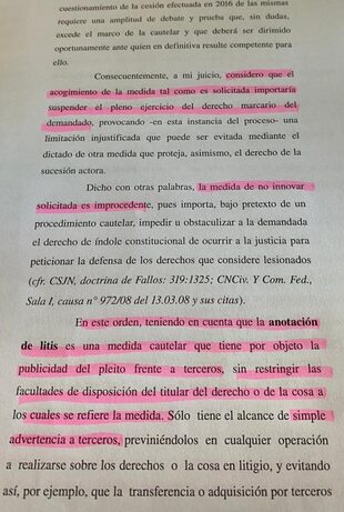 Fallo de un juez comercial que le permite al abogado Matías Morla conservar el usufructo de la marca "Maradona" mientras se investiga la denuncia de los herederos del Diez en su contra, por presunta defraudación
