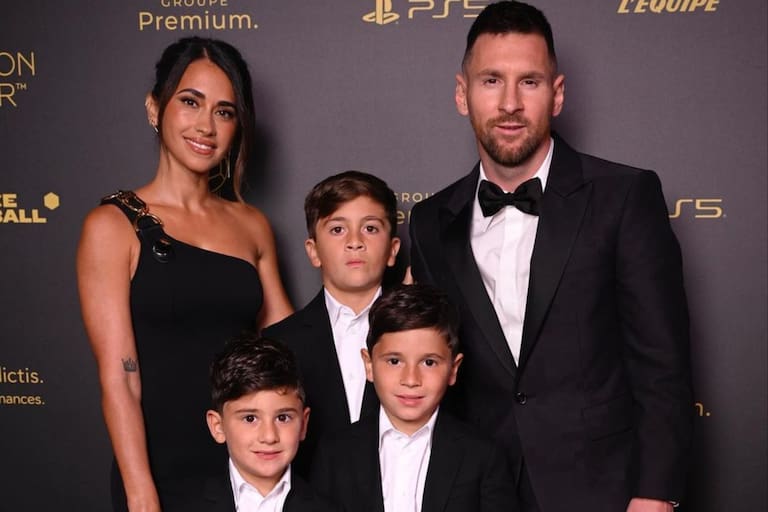 Cuántos años tienen y dónde nacieron los hijos de Lionel Messi