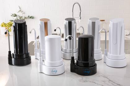 Familia de productos: purificadores de agua, repuestos de filtro de agua, jarra purificadora de agua, purificadores para eliminar bacterias y purificadores para sedimentos.