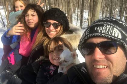 Familia Minetti, en Ontario, Canadá.