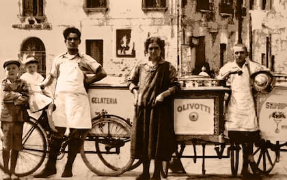 Familia Olivotti, fundadores de Cadore en Italia
