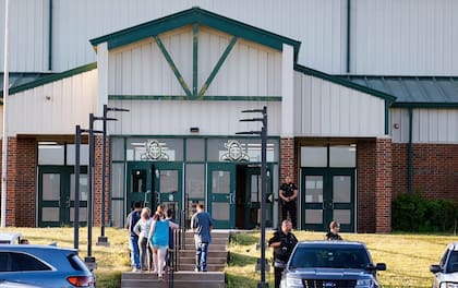 Familiares de las víctimas de la masacre de Oklahoma