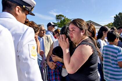 El jefe naval habló del valor de estos marinos y el impacto que significa su ausencia