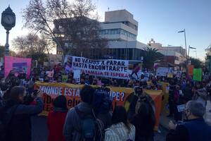 Familiares y amigos de Guadalupe marcharon en San Luis para exigir una búsqueda con respuestas positivas