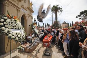 El último adiós a César Mascetti en San Pedro