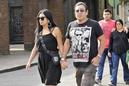 Juan Palomino y su mujer fueron a darle el último adiós a Fabián