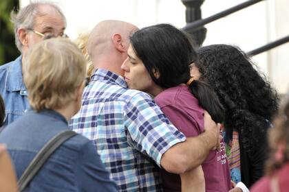 Araceli recibió el amor de todos los presentes en uno de los días más difíciles