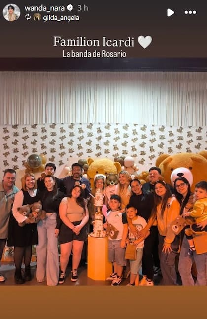 "Familión icardi", la mención de Wanda a los parientes del futbolista