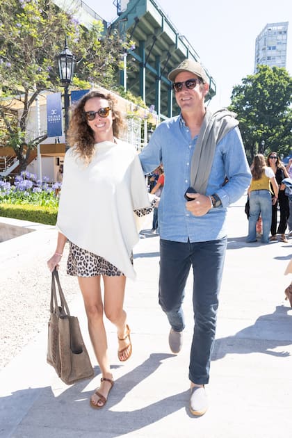 Fanáticos del polo, Margaux Perruchot y Brieuc Rigaux llegaron de Francia para disfrutar de este deporte.