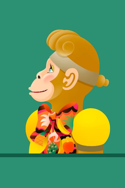 "Fancy Monas" es el primer proyecto digital de generación algorítmica creado por Edgardo Giménez