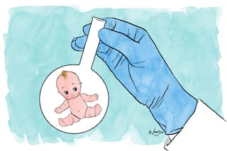 No podía quedar embarazada y tuvo una hija con el óvulo que le donó su hermana