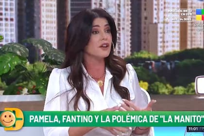 "Fantino que me hizo callar programas enteros; ¡Era el florero maquillado y peinado!”, dijo Pamela David (Foto: Captura)